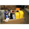 Image 1 : Selection of fluids including 946 mls of Pennzoil 30W oil, 346mls of Pennziol AFT, 443mls of STP Sto