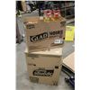 Image 1 : Four and a half boxes of garbage bags, a case of four 6 rolls paper towels and six bottles of Murphy