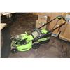 Image 1 : Green Works Pro 60 V electric mower with two batteries and charger