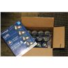Image 1 : Five 4 count packs of Luminus LED GU10, 50 watt dimmable bulbs