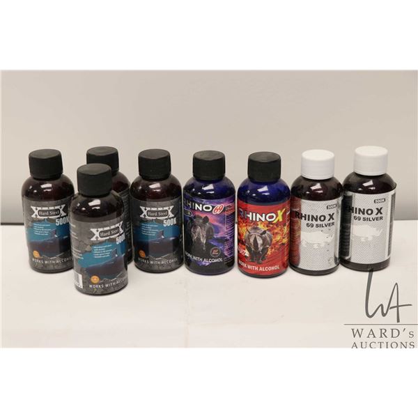 Eight assorted energy shots