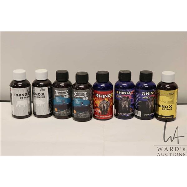 Eight assorted energy shots