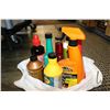 Image 1 : Selection of fluids including one 710ml Armorall rim clean, one 500ml Kleen Flo diesel Fuel conditio