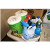 Image 1 : Selection of household cleaners including two 765 ml containers of Windex, two 591 ml containers of 