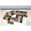 Image 1 : Selection of Duracell batteries including 8 AAA, 4 AA, 1 9V, 2 C cells and 2 D cells