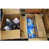 Image 1 : Selection of food items including 4L jug of Richardson strawberry syrup, 4L jug of Richardson vanill