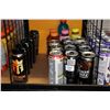 Image 1 : 22 assorted cans and bottles including 6 cans of Regn Energy in various flavors, 8 cans of Beaver Bu