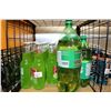 Image 1 : 25 assorted bottles of pop including 17 355ml bottles of Pop Shop lime ricky, three 1 L bottles of S