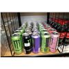 Image 1 : 29 473ml cans of assorted Monster Energy including 12 ultra paradise, 5 pipeline punch, 6 ultra viol