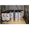 Image 1 : 30 355ml cans of Celsius Energy including 12 orange, 5 tropical vibe, 10 peach vibe and 3 kiwi guava