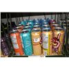 Image 1 : 24 695ml cans of Peace Tea including 3 peach, 5 sno-berry, 4 strawberry lemonade, 8 tea + lemonade, 