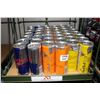 Image 1 : 42 250ml cans of Red Bull energy drink including 14 regular, 11 apricot strawberry and 17 tropical y