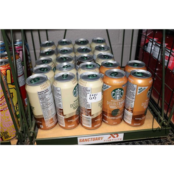 22 444ml cans of Starbucks energy drink including 18 vanilla and 4 caramel