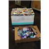 Image 1 : Large selection of travel size products including hand soaps, shampoos, band aids, hot hands, Advil,