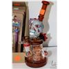 Image 2 : Two handmade water pipes including one glass and one plastic & glass. Plus selection of 9 glass pipe