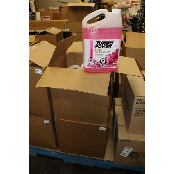 Twelve 3.78L containers of Turbo Power bug wash