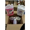 Image 2 : Ten 3.78L containers of Turbo Power bug wash and two 3.78L containers of windshield washer concentra