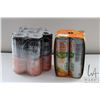 Image 1 : Six 355ml cans of Social Lite Cocktail Seltzer Spritz Italien / 5% ABV and 4 x 300ml cans of Dos Loc