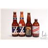 Image 1 : Four bottles of Beer including two Kingsbeer O'Brules Hunk Juice, Red Stripe/ 355ml/ 5% ABV  Note: A