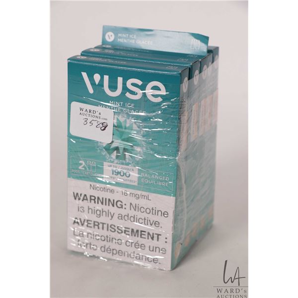 Five packages X 2 Vuse Mint Ice nicotine pods  Note: Age appropriate Canadian buyers only
