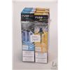 Image 1 : Six 4.8 ml packages of Vuse Go XL including three Blue Raspberry and three Banana Ice disposable nic