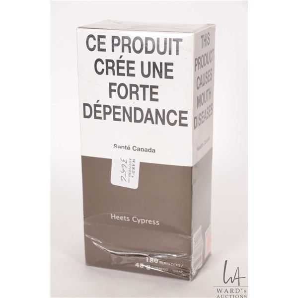 Package containng 180 count of Heets Cyprus tobacco sticks  Note: Age Appropriate Canadian Buyers On