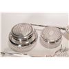 Image 2 : Vintage sterling silver dresser set including hairbrush, clothes brush, hand mirror, powder jars, na