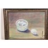 Image 2 : Four original artworks including two framed, artist signed Pat or Elzinga including street light wit