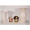 Image 1 : Selection of vintage collectible including 10" Beswick pitcher, a 7 3/4" Wedgwood vase plus two Goeb