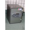 Image 1 : Fire resistant combination safe made by ALS, model no. EM-016, serial number ALS10090092, 15 1/2" H 