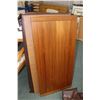 Image 8 : Mid century modern split pedestal dining table, 40" X 67" plus two 20" insert leaves plus six open a