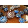 Image 2 : Selection of glazed pottery tableware including nine 10 1/2" plates, twelve 7" plates, six 5 1/2" bo