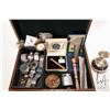 Image 2 : Vintage gent's jewel box and contents including Anson and Prince boxed lighters, vintage gents wrist