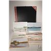 Image 1 : John Zupan original but unsigned watercolours in folio, ranging from 6" X 17" to 10 1/2" X 14"