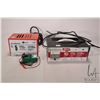 Image 1 : Two battery chargers including a Motomaster 5 amp battery charger and Allanson 10 amp battery charge