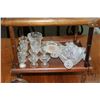 Image 3 : Child sized tea trolley 17" in height to handle plus selection of serving pieces including tea set, 