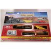 Image 1 : Bachmann train set including engine with sound and tender and two cars, track and E/Z command contro
