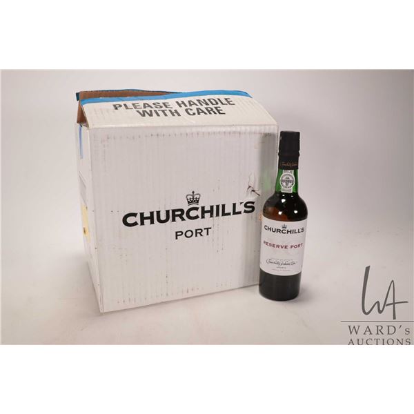 Churchill's/ Reserve Port/ Case of 12 bottles X 375ml/ 20% ABV  Note: Alcohol cannot be insured by a