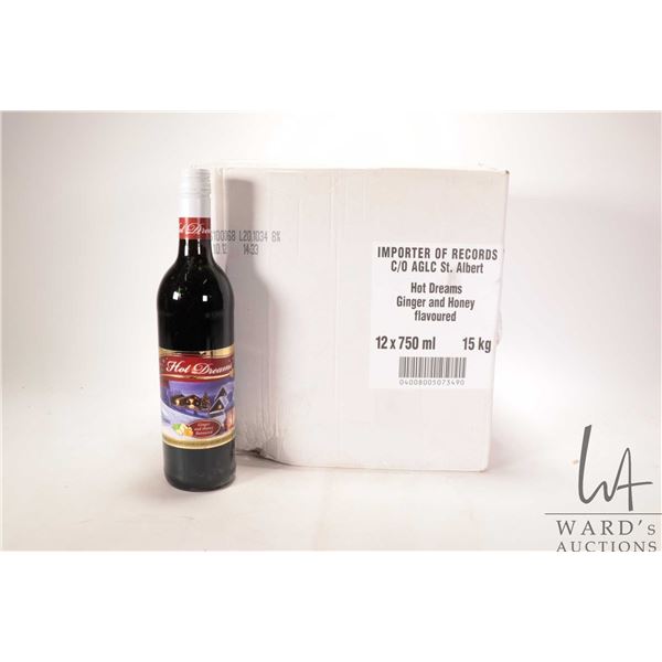 Hot Dreams/ Ginger & Honey Red Wine/ Case of 12 X 750ml/ 8% ABV  Note: Alcohol cannot be insured by 