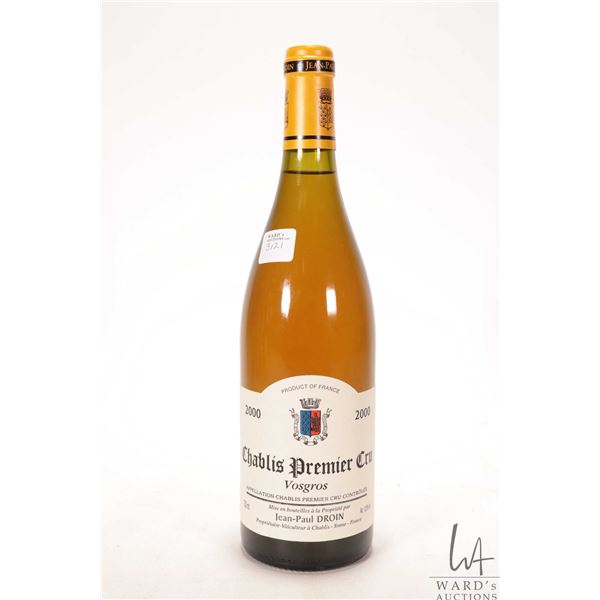 Chablis/ Premier Cru/ Vintage 2000/ French White Wine/ 750ml/ 12.5% ABV  Note: Alcohol cannot be ins