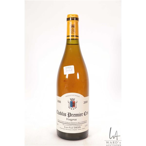 Chablis/ Premier Cru/ Vintage 2000/ French White Wine/ 750ml/ 12.5% ABV  Note: Alcohol cannot be ins