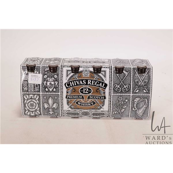 Chivas Regal/ 12 Year-old/ Scotch Whisky/ 12 X 50ml / 40% ABV  Note: Alcohol cannot be insured by an