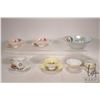 Image 1 : Selection of vintage china including Limoges bowl, four cups and saucers including one Royalty and t