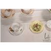 Image 2 : Selection of vintage china including Limoges bowl, four cups and saucers including one Royalty and t