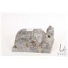 Image 2 : Carved soapstone igloo, signed by artist AWS, 4" square