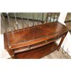 Image 2 : NAMAO LOCATION Single drawer console/ entry table, 32" H X 52" W X 19" D    -Note: this is a moving 