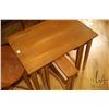 Image 2 : NAMAO LOCATION Mid century modern style nesting table including rectangular table 21" H X 17" X 24",