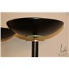 Image 2 : NAMAO LOCATION Pair of black finish halogen floor lamps    -Note: this is a moving auction from a cl