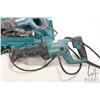 Image 2 : Two Makita power tools including a HR2475 hammer drill with case and two bits plus a JR3050T recipro