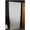 Image 1 : Three doors including two flat surface 32" X 79" solid core doors and a 32" X 19" hollow core door w